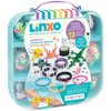 Make It Real: LinXo Creator Set - 650 pcs, DIY 13 Projects, Jewelry & Collectible Figures, Design-Build-Rebuild, Flexible Pieces, Girls & Kids Ages 6+