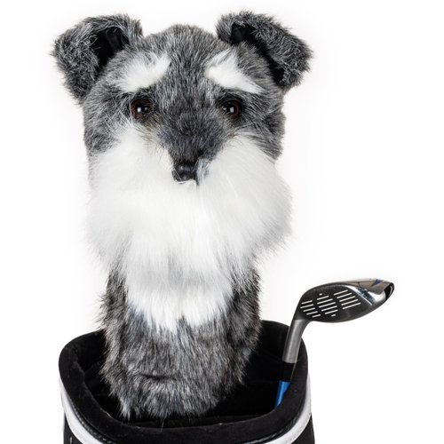 Daphne’s Schnauzer Driver Headcover | Premium Driver Headcovers | Funny Golf Club Covers | Stylish Protection for Your Clubs | Men's Golf Gear | Driver Headcover for Men and Women