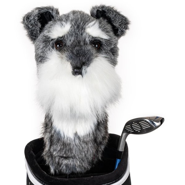 Daphne’s Schnauzer Driver Headcover | Premium Driver Headcovers | Funny Golf Club Covers | Stylish Protection for Your Clubs | Men's Golf Gear | Driver Headcover for Men and Women