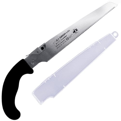 KAKURI Japanese Pull Saw for Woodworking 8-1/4" Razor Sharp Japanese Steel Blade, Hand Wood Saw with Blade Cover Case, Made in JAPAN