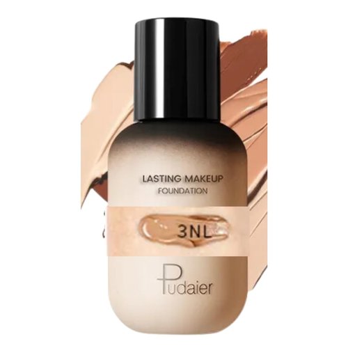 3NL- Concealing 24-Hour (Color: Natural Light 3) Liquid Foundation For Face & Body Full Coverage - Invisible Pores, Covering Blemishes, 1 fl. oz