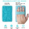 Gel Beads Ice Pack Ice Bag with Strap-Reusable Hot & Cold Pack Compress Therapy for Pain, Swelling,Injuries of Knee, Shoulder, Foot, Back, Ankle, Neck, Hip, Elbow,Wisdom Tooth (Blue-2Pack)