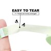 GEMERRY Eyelash Extensions Tape 6pcs Green Adhesive Fabric Lash Extensions Tape, Individual Eyelashes Tape Breathable Micropore Fabric Tape for Eyelash Extension Supplies Use (Green)