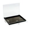 UDTIP Medium Size Empty Magnetic Makeup Eyeshadow Palette with Clear Top- Organize, Depot DIY Your Own Palette 5.6‘x 4.33''