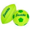 Franklin 60163 Mini Pro Brite Foam Football & Soccer Ball, Multi