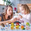 HJPLPXH Parrots Micro Mini Building Block Sets Birthday Gift for Kids, Animals Buildling Model Kits, Mini Bricks Birds Series Toys for Kids（12 Boxes）