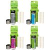 Dental Lace Pack of 4 Colors New Refillable Dental Floss Containers with Recyclable Packaging