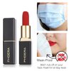 Phoera Non Transfer Lipstick Waterproof, smudge-proof and mask-proof feeling weightless Pigmented Formula Long-Lasting Lipstick That Are Mask, Water and Sweat Proof. (05 Mona)