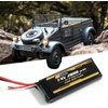 EAZYRC FMS RC Car RC Parts LIPO Battery 2S 7.4V 2000mAh 2C XT30 RC Car 1/12 Hummer H1