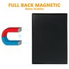 Mingting Magnetic Picture Frame, Holds 5X7 Inches Pictures, Reusable Black Magnet Fridge Photo Sleeves for Refrigerator, Locker,Office Cabinet (Black, 6) (6Pcs)