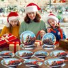 gisgfim 96 Pcs Christmas Train Plates and Napkins Party Supplies Christmas Believe Party Dinnerware Tableware Set Disposable Xmas Paper Plates Party Decorations Favors for Winter Holiday Serves 24