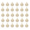 Ruwado 50 Pcs Hollow Sun Charms 1.8 x 1.5 cm Cute Chic Metal Pendants for DIY Jewelry Making Kit Finding Christmas Decoration Bracelet Necklace Thanksgiving Gift Supplies (Gold)