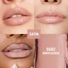 Oulac Nude Lipsticks for Women, Peach Matte Lip Stick, Full Coverage Lip Color, Satin Matte Finish, Cream Texture, Hydrating, Infused with Hyaluronic Acid, Vegan & Clean Beauty 4g SG02 Bodylicious