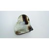 Generic Small mini clear brown black white gray marbled hair claw clip