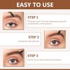 Magic Eyebrow Pencil,2024 New 3D Waterproof Microblading Eyebrow Pencil Contouring Pen,4 Tipped Precise Brow Pen,Fine Stroke Microblading Eyebrow Pencil Natural Makeup Effec(Dark Brown-2PCS)