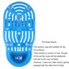 MIKIMIQI Magic Feet Cleaner Brush Simple Foot Scrubber Feet Shower Spa Easy Feet Cleaning Slipper Exfoliating Foot Massager Brush for Unisex Adults, 1 Pack