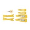 7Pcs Yellow Sweet Flower Women Girl Barrette Bobby Pin Hairpin Hair Clips Decoration Elegant Gold Gifts Hair Clips Clips and Barrettes Hair Clips