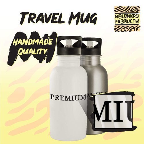 Molandra Products Look Me In The Eyeliner And Say That - Stainless Steel 20oz Water Bottle, Silver