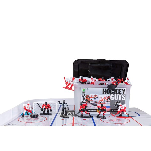 Kaskey Kids Blackhawks vs Red Wings NHL® Hockey Guys Action Figure Set – 27 Pieces and Accessories