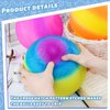 LovesTown Playground Ball with Pump, 8.5 Inch Kickball Rainbow Bouncy Ball Rubber Dodgeball Handball, for 4 Square Ball Game, Kids Sport Play, Birthday Goodie Bag Stuffers, Party Favors