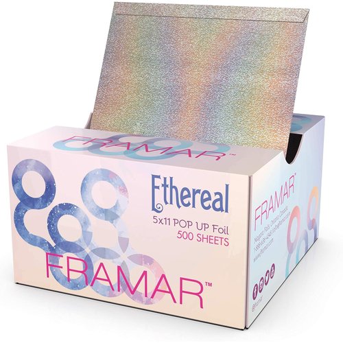 Framar Ethereal Pop Up Hair Foil, Aluminum Foil Sheets, Hair Foils For Highlighting - 500 Foil Sheets