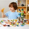 JOYIN 69Pcs Small Animal Figures, Mini Jungle Toy Set with Sensory Bin, Realistic Wild Animal Kingdom, Zoo, Ocean, Farm Animals Figurines, Dinosaur Party Favors, Gifts for Boys and Girls, Kids 3-5