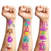 86PCS Baking Temporary Tattoos Themed Birthday Party Decorations Favors Supplies Decor Cooking Bakery Baker Donut Tattoos Stickers Cute Gifts for Kids Girls Prizes Rewards