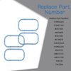 Intake Manifold Gaskets Lower & Upper Gasket Plenum Set, Intake Manifold Rubber Sealing Gasket Compatible with Dodge Chrysler Jeep, Replaces# 5184562AC 5184331AC