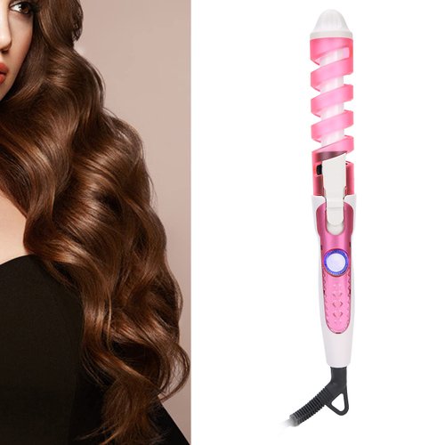 Electric Hair Curling Wand Spiral Hair Curler Curling Iron Hairstyling Tool 110‑240V