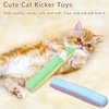 Retro Shaw Cat Toys Cat Pillow,Refillable Catnip Toys,3 Pack Crinkle Sound Cat Kicker Toy Soft and Durable,Cat Nip Toys for Indoor Kittens Kitty 10.1 Inches