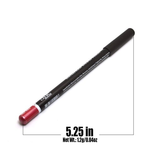 She Makeup 1 WP01 HOT RED WaterProof Eye & Lip Liner Pencil Eyeliner Lipliner 0.04 oz / 1.2g + Zipper Bag
