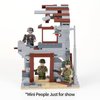 MOOXI WW2 Battlefield Ruins Military Building Blocks Set(242PCS).Suitable for Children's Military Block Creations.