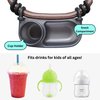 Universal Stroller Snack Tray | Stroller Cup Holder | Silicone Flexible Arms Grip Stroller Bar Stays in Place | Stroller Tray Attachment with Cups Holder for Baby Toddler | Stroller Accessories…
