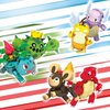 MEGA Pokémon Action Figure Building Toys Set for Kids, Trainer Team Challenge with 276 Pieces, 6 Poseable Characters and Accessories