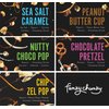 Funky Chunky Gourmet Popcorn Sampler Variety Pack with all 5 flavors: Sea Salt Caramel, Nutty Choco Pop, Peanut Butter Cup, Chip Zel Pop, and Chocolate Pretzel, 2 oz (5 Bags)