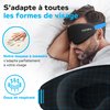 MyHalos Sleep Mask - 100% Blackout Sleeping Mask for Women, Men and Side Sleepers - Premium Memory Foam, 3D Sleeping Eye Mask for Zero Eye Pressure, Eyelash Friendly, Soft & Breathable Design