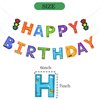 DIADARL Transportation Happy Birthday Banner Transportation Theme Birthday Party Decorations Happy Birthday Banner for Kids Boy Girl Birthday Party Supplies