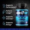 (3 Pack) Hero Up Capsules - Official HeroUp Supplement Pills For Men - Maximum Strength Energy Support, All Natural Hero Up Vitamins Support For Overall Health & Wellness, 180 Capsules For 3 Months