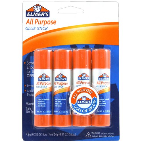 Elmer&#39;s All Purpose Glue Sticks, 0.21 Ounce, 4 Count