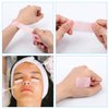4pcs Lash Adhesive Tape, Reusable Adhesive Waterproof Silicone Tape Eyelash Tape for Lash Extension Lash Beauty Auxiliary Tools (2 Pink, 2 Blue)