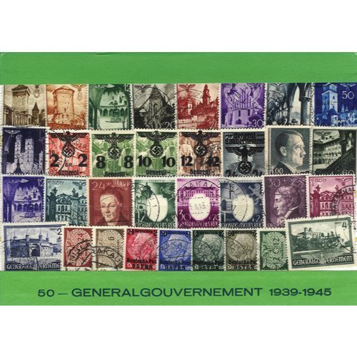 Polart Polish Collectible Postmarked Stamp Sets - 50 from 1939-1945