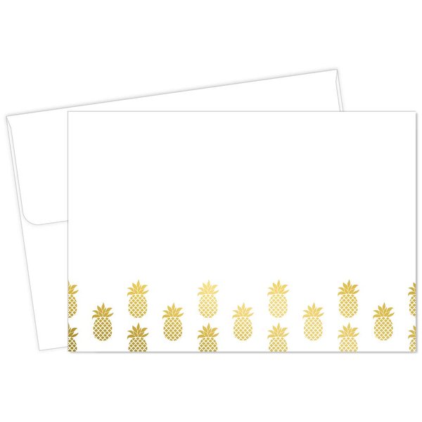 Great Papers! Golden Pineapples Thank You Card, 4.875" x 3.375", 50 count