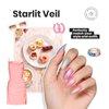 Beetles Pearl Nail Polish Set Mermaid Glow, 6 Colors Shimmer Pearl Pink Purple Mermaid Nail Polish 15ml Quick Dry Nail Polish Long Lasting DIY Manicure Gift for Girls Women Nail Strengthener Polish