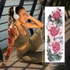 CUTELIILI Full Arm Temporary Tattoo Sleeve for Women 8 Sheets, Flora Tattoos Temporary, Fake Tattoos That Look Real