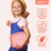 Bentgo Kids Bento-Style 5-Compartment Leak-Proof Lunch Box - Ideal Portion Sizes for Ages 3 to 7 - Durable, Drop-Proof, Dishwasher Safe, BPA-Free, & Made with Food-Safe Materials (Coral)