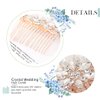 JONKY Rhinestone Wedding Hair Comb Crystal bride Hair Pieces Bridal Hair Accessories for Women (Style2)