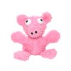MIGHTY- Microfiber Ball Pig – Made with Squeaker Balls and Minimal Stuffing. Strong & Tough. Interactive Play Dog Toy. Machine Washable & It Floats (Medium)