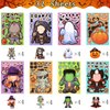 32 Sheets Halloween Stickers for Kids Make A Face Halloween Stickers DIY Art Craft Rewards for Boys Girls Halloween Party Favors Supplies Craft