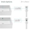 Swiss Madison Well Made Forever SM-PD25MW Pop-Up Drain, Matte White