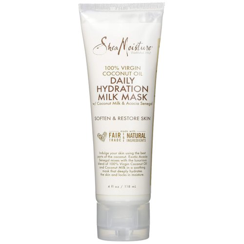 Shea Moisture 100% Virgin Coconut Oil Daily Hydration Milk Mask, 4 Ounce
